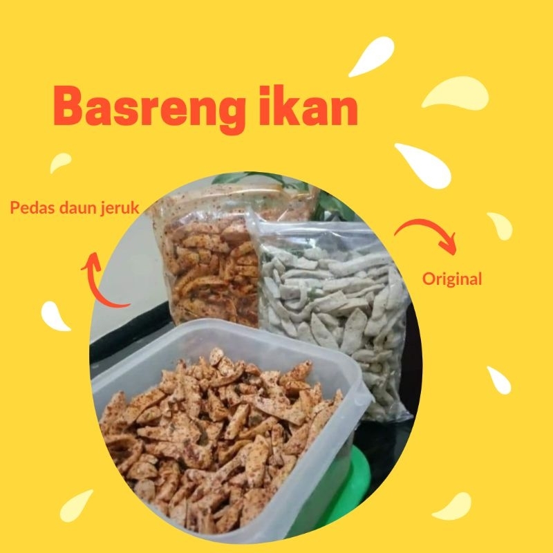 

BASRENG STIK IKAN 250grm PEDAS SEDANG DAUN JERUK