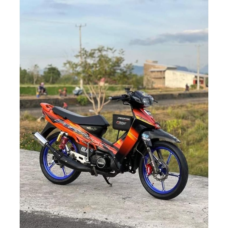 striping Lis standar ori Yamaha fiz R 2003 orange