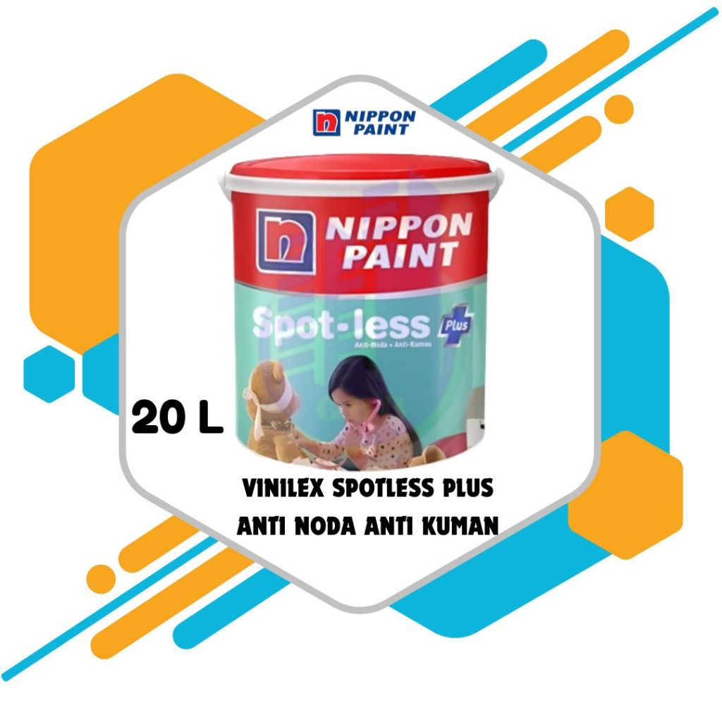 CAT TEMBOK ANTI NODA SPOTLESS PLUS NIPPON PAINT 20 LITER / BISA REQUEST CUSTOM TINTING / PINK