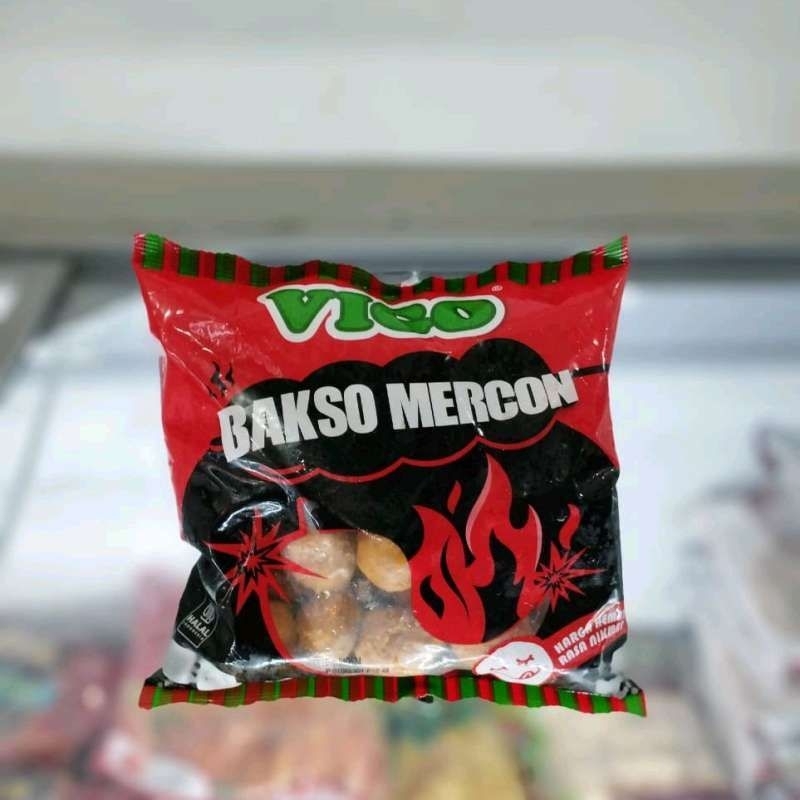 

bakso mercon Vigo 600 gram (isi 50) /baso pedes