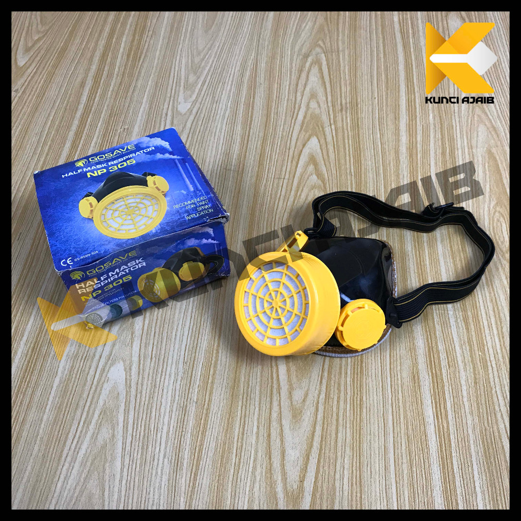 GOSAVE NP 305 Masker Obat Single Tabung - Mask Chemical Respirator
