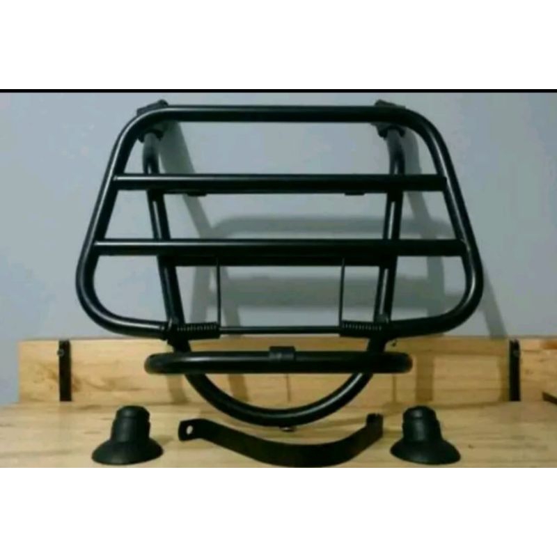 front rack vespa LX S aksesoris vespa