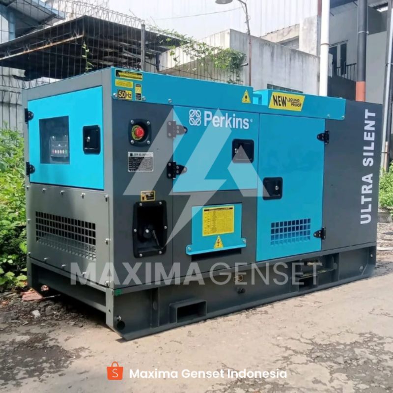 Genset 80 KVA - PERKINS 64000 Watt - Genset Ultra Silent - Genset Solar -  Genset Diesel