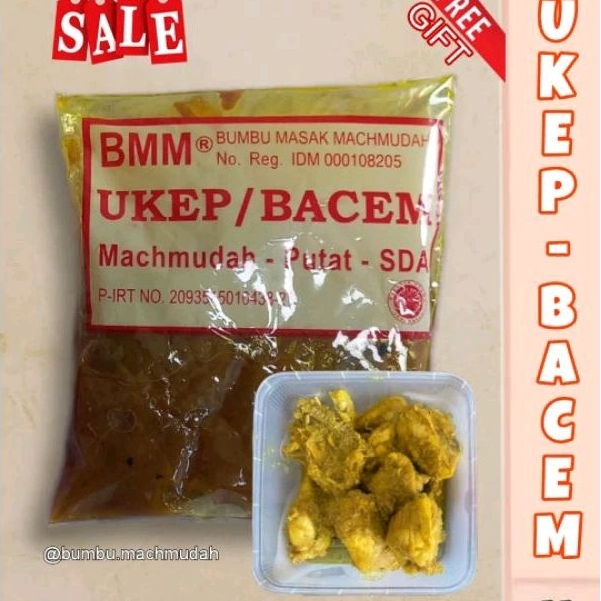 

Bumbu BMM ukep ayam bebek jeroan usus tahu tempe / Bumbu bacem BMM machmudah