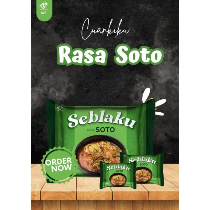 

SEBLAKU(rasa soto) makanan kemasan viral