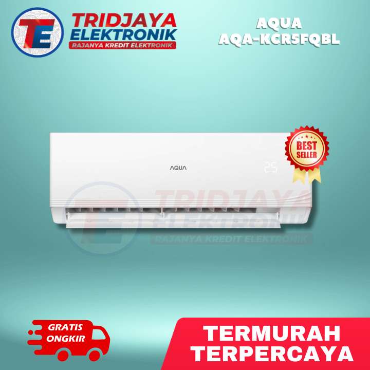 Aqua AC Split AQA-KCR5FQBL - Penyejuk Udara Standar 0,5PK