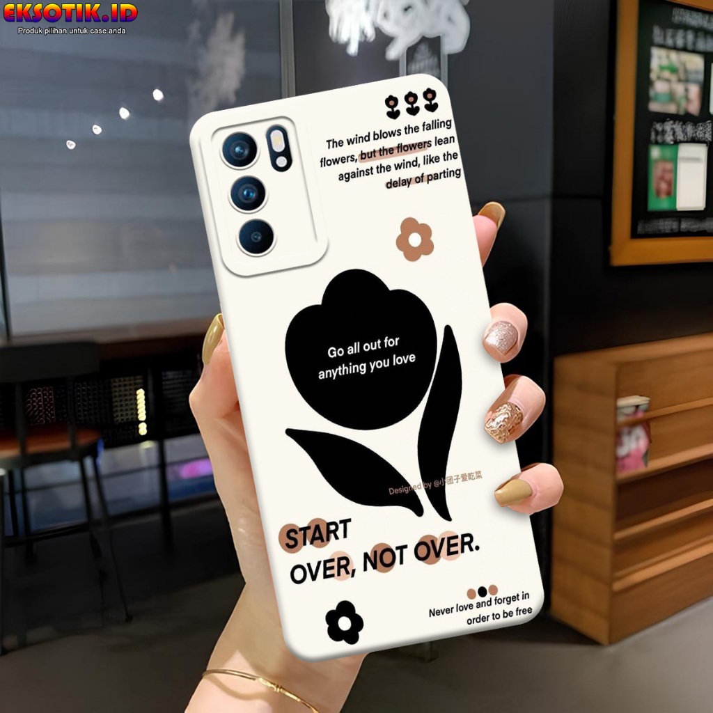 Case Oppo Reno 6 5G - Casing Oppo Reno 6 5G  - Fashion Case - Silikon Oppo Reno 6 5G  - Motif Keren 