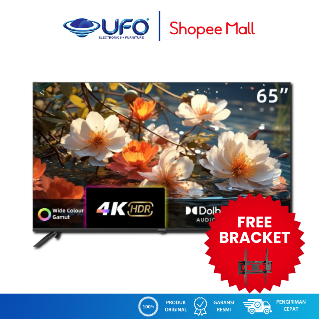 Changhong 65 Inch Smart Google QLED TV 4K UHD U65QCN1