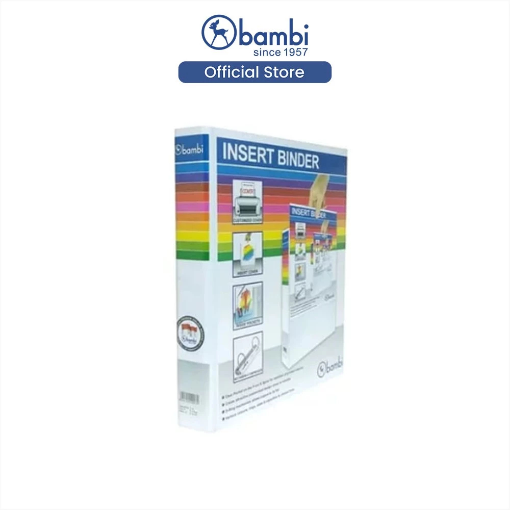 

Bambi Insert Binder A4 3 Ring kode 2131M
