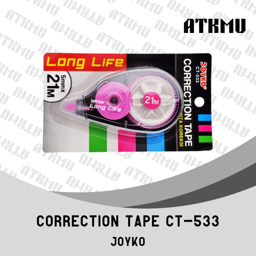 

Correction Tape Joyko CT-533 5mmx21m / Tip-Ex/Pita Koreksi hapus