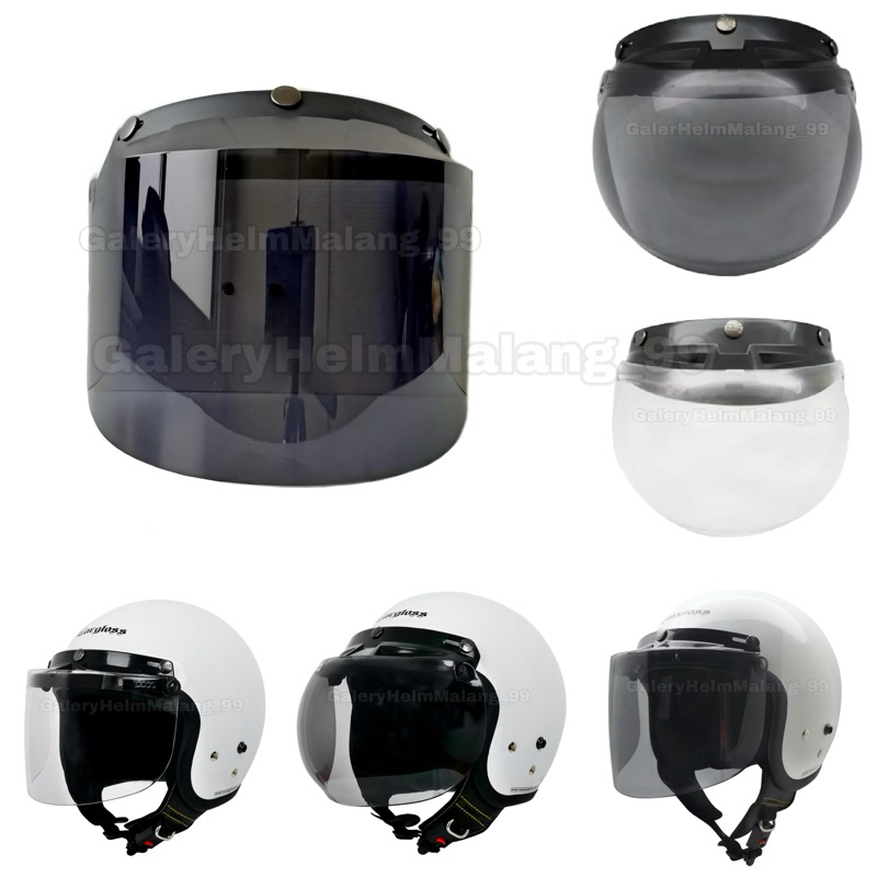 Kaca Helm Bogo Cargloss / Kaca Helm Bogo Universal Kancing 3
