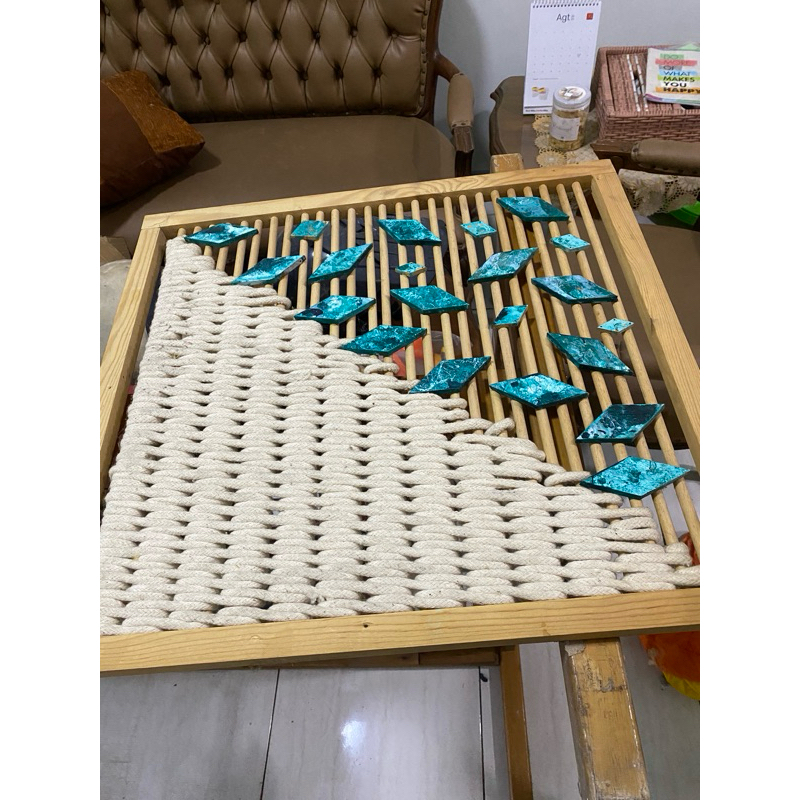 karya art 3D nirmana rajut