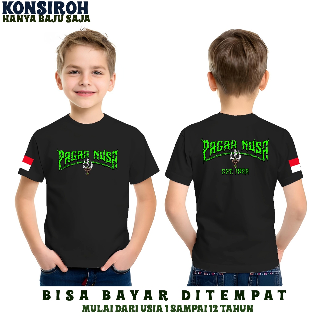 Kaos Anak Pagar Nusa 1986 Generation Baju Pencak Silat Perguruan Nahdlatul Ulama 1 PSNU IPSI