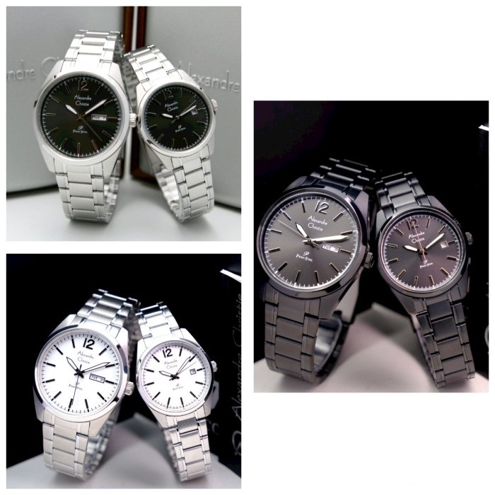 Jam Tangan Couple Alexandre Christie AC 1012