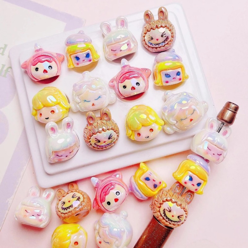 Beads Kepala Popmart / Beads Popmart / Manik Popmart / Manik Mote DIY