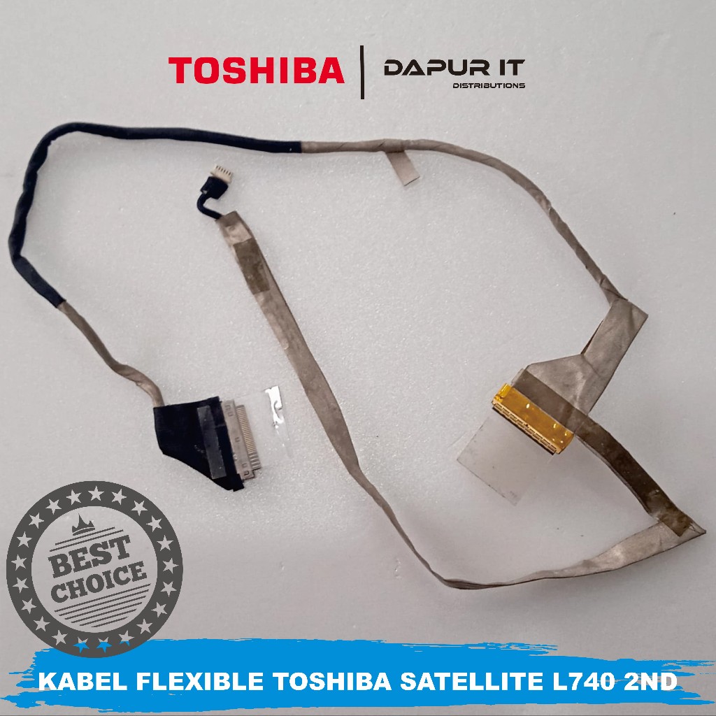 Kabel Flexible Lcd Laptop toshiba satellite L740 Original 2nd