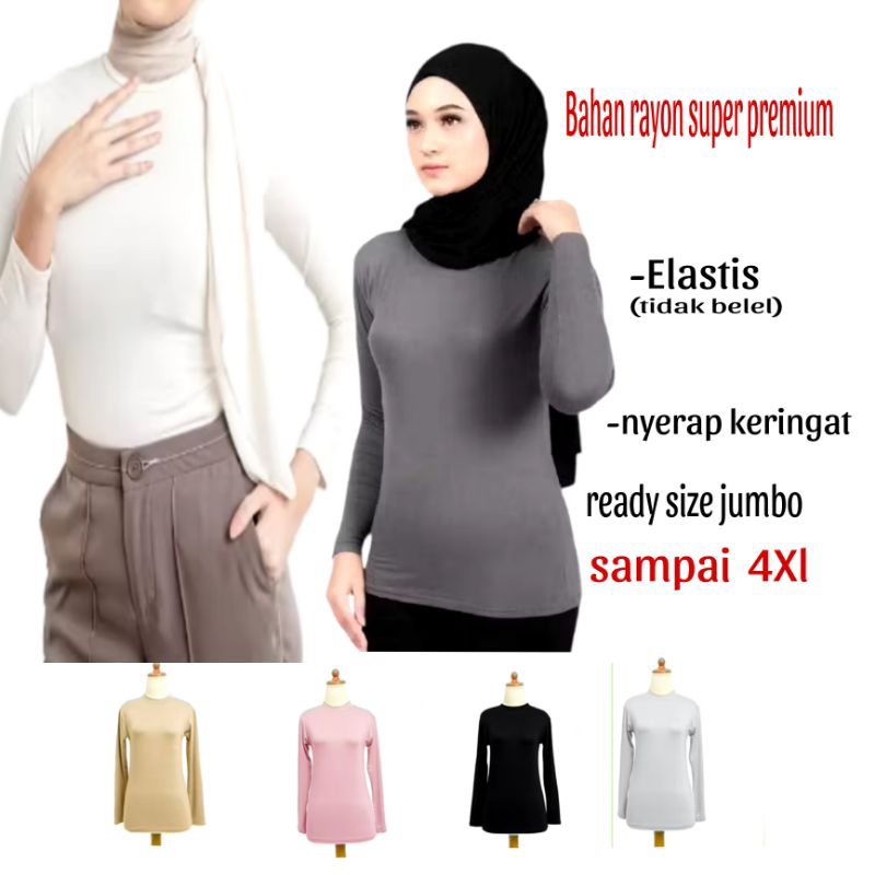 Manset baju rayon premium Inner baju wanita bahan rayon premium