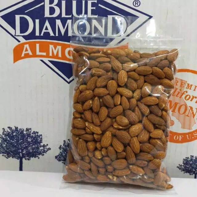 

Kacang Almond Panggang 1kg Natural Roasted Almond Kualitas Premium