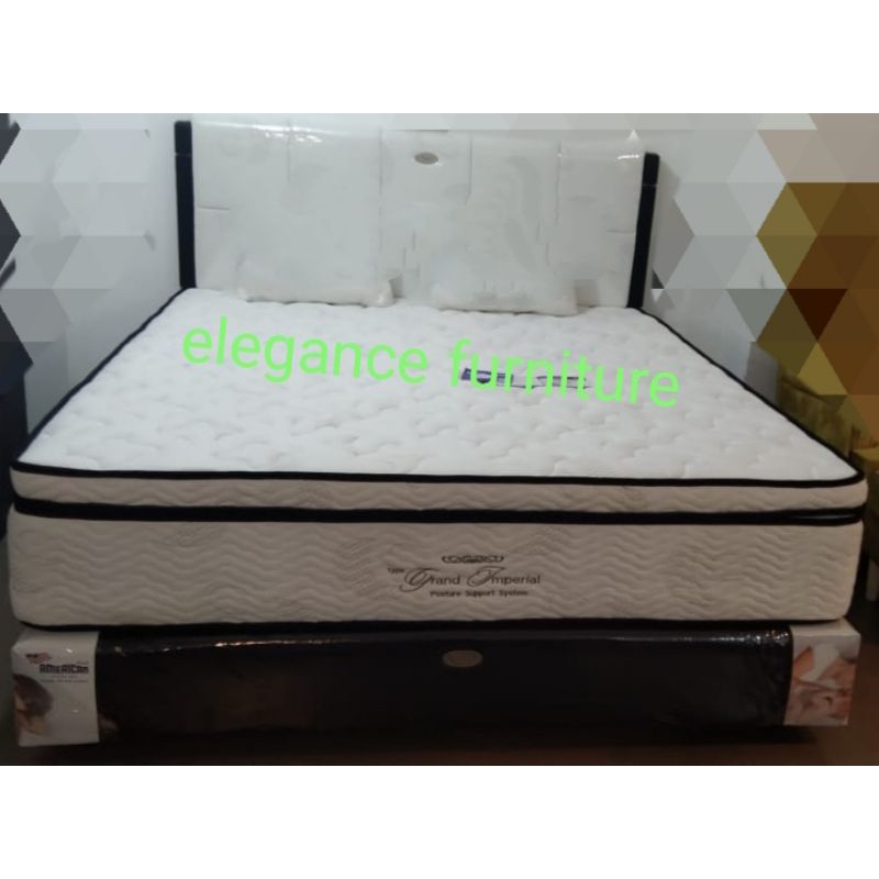 Matras Springbed tebal 34cm lapis American pillo imperial plus top Pekanbaru kota
