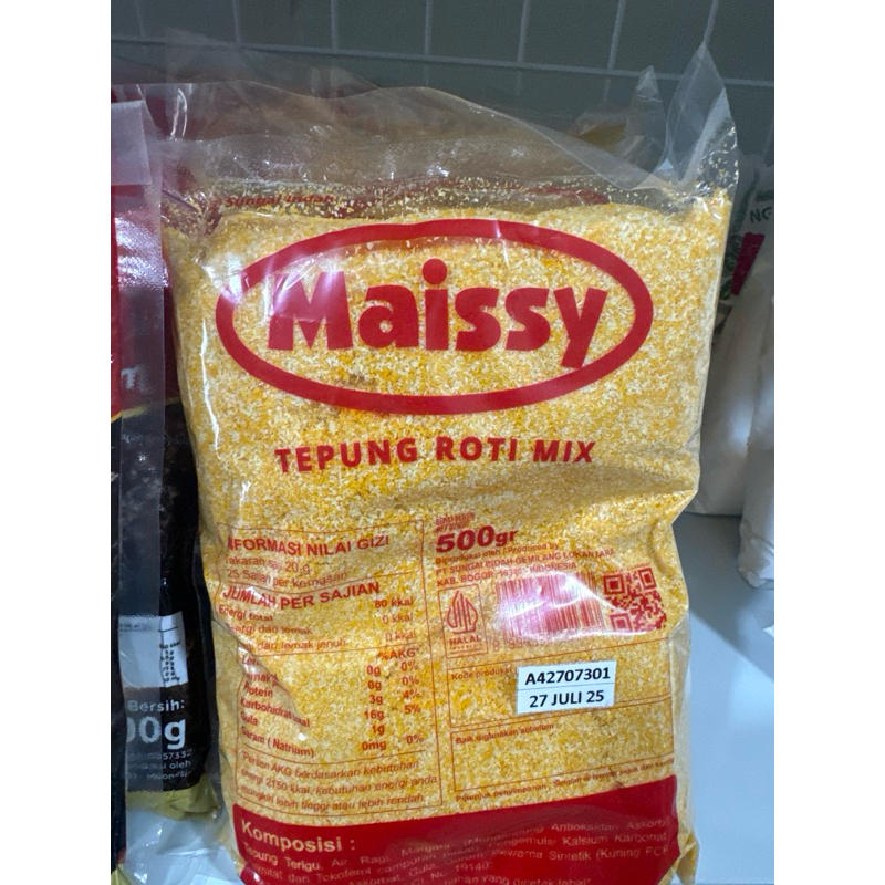

maissy tepung roti mix halus 500gr