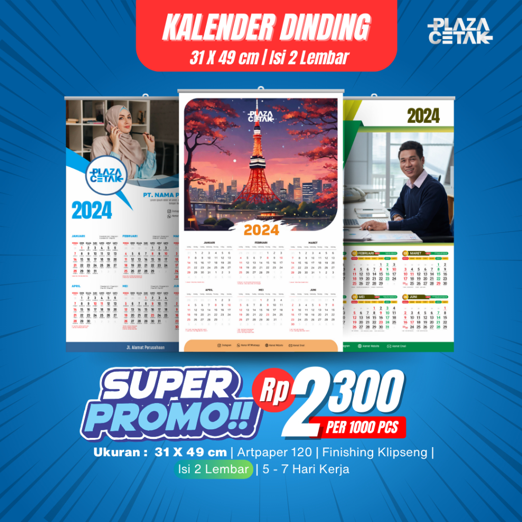 

Kalender Dinding 31x49 cm (isi 2 halaman)
