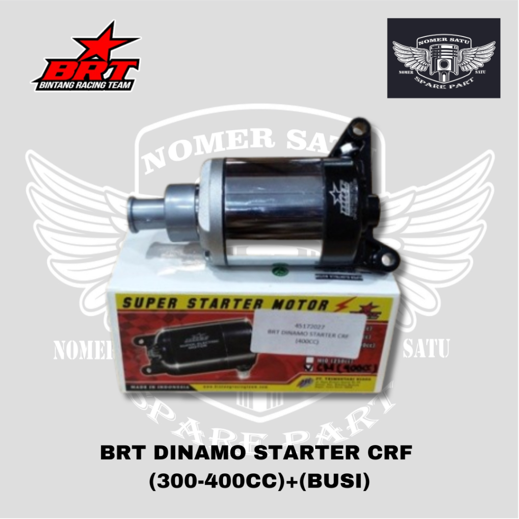 BRT DINAMO MOTOR STATER STARTER BORE UP TRABAS TOURING CRF VERZA 300-400 CC FREE BUSI ORIGINAL 100%