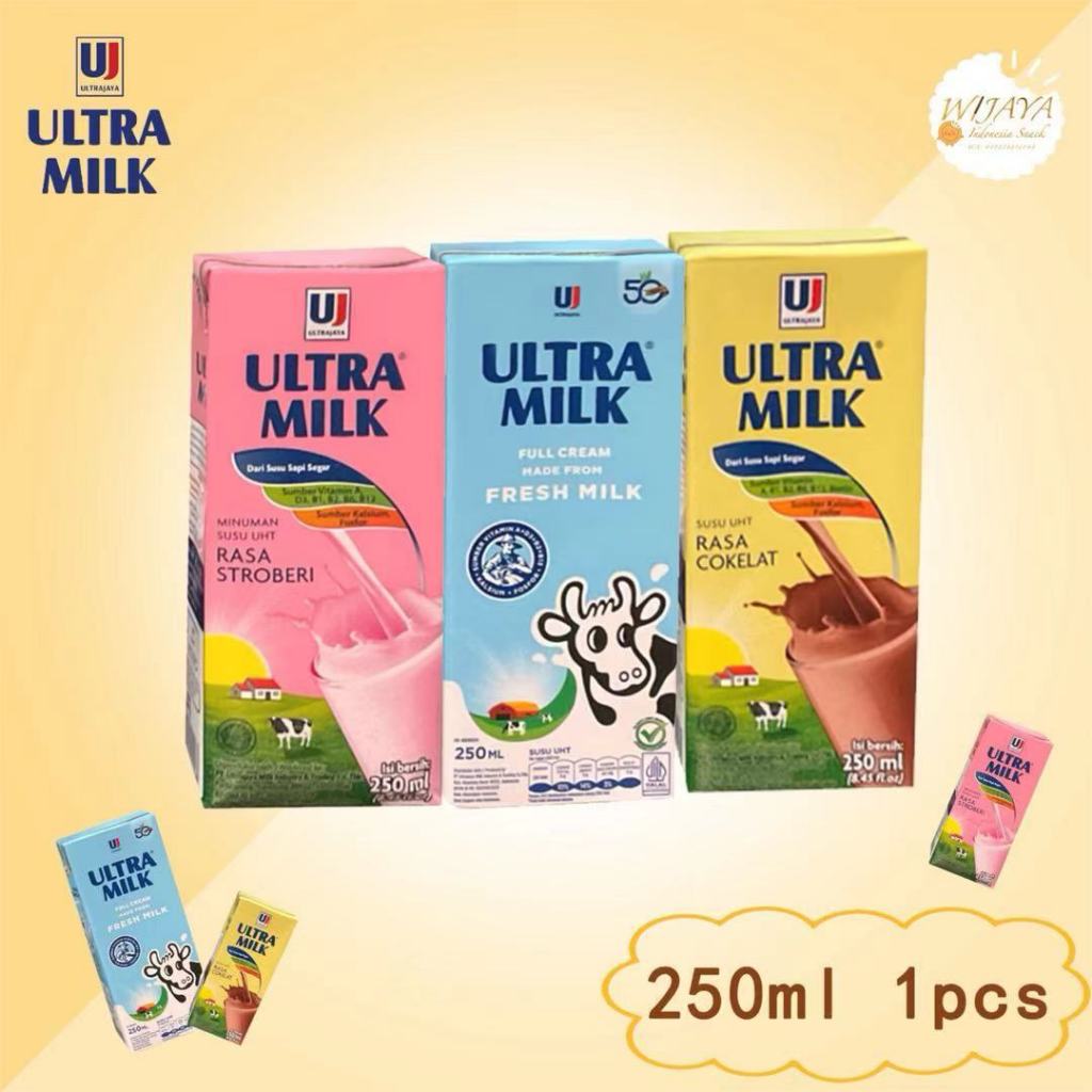 

Susu UHT ULTRA MILK 250 ML 1PCS