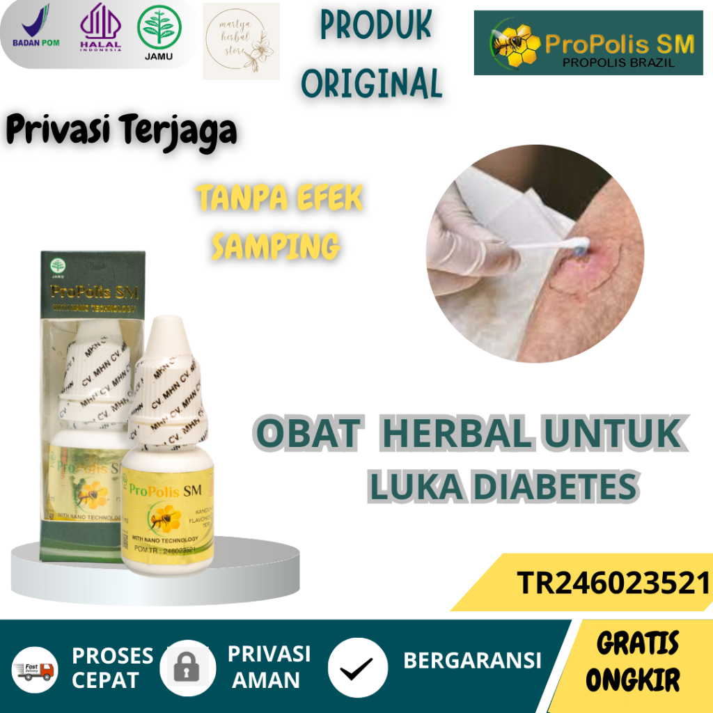 Obat Herbal Luka Diabetes, obat Luka Diabetes Basah, obat Luka Diabetes Bernanah, obat Diabetes Meli