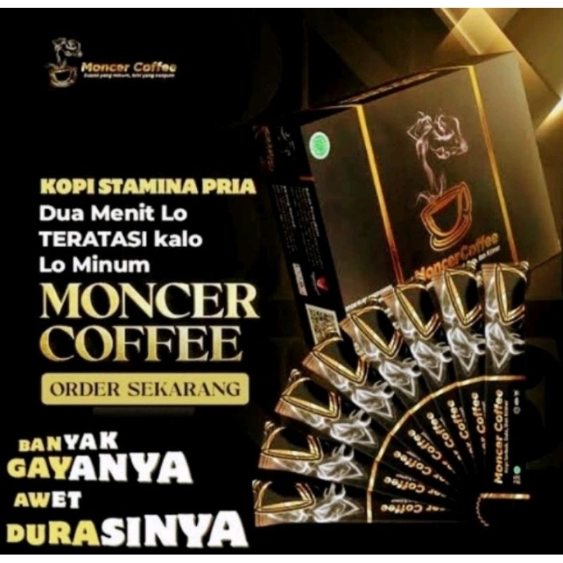 

moonceer coffee Original - kopi Ginseng gula aren kopi kuat tahan lama penambah stamina