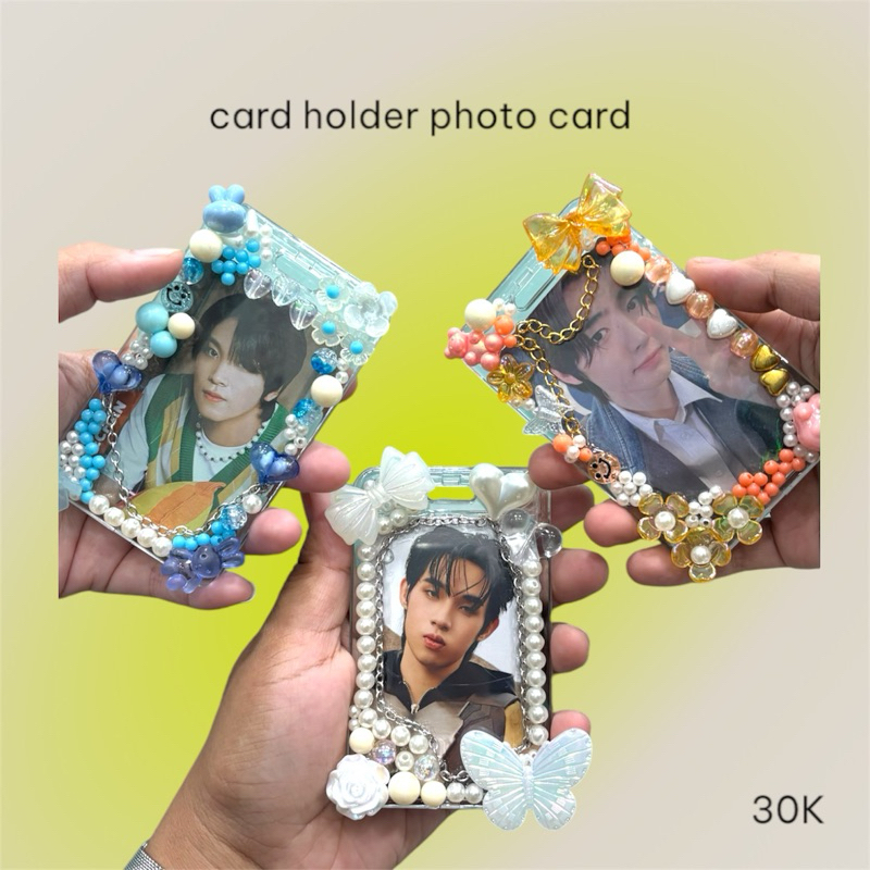 Card holder photocard custom