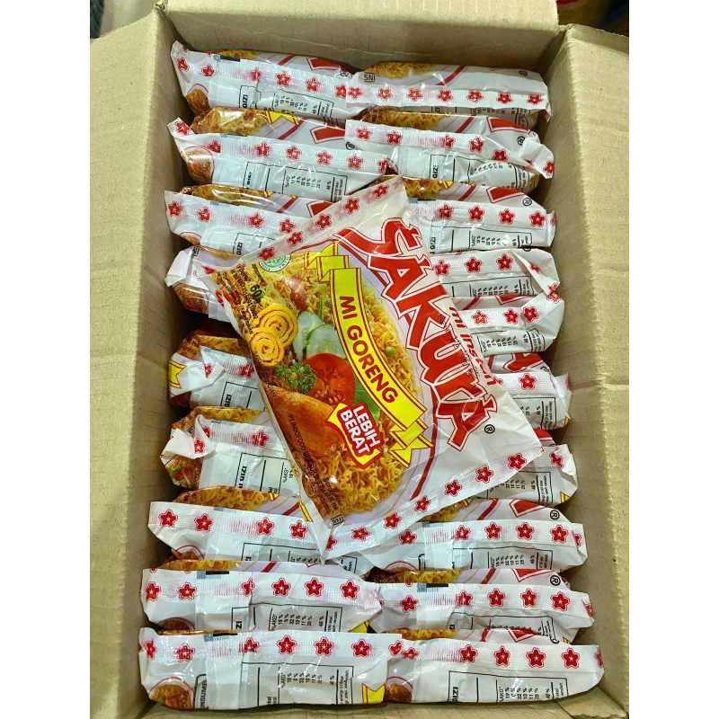 

mie sakura goreng instant kartonan isi 40pcs