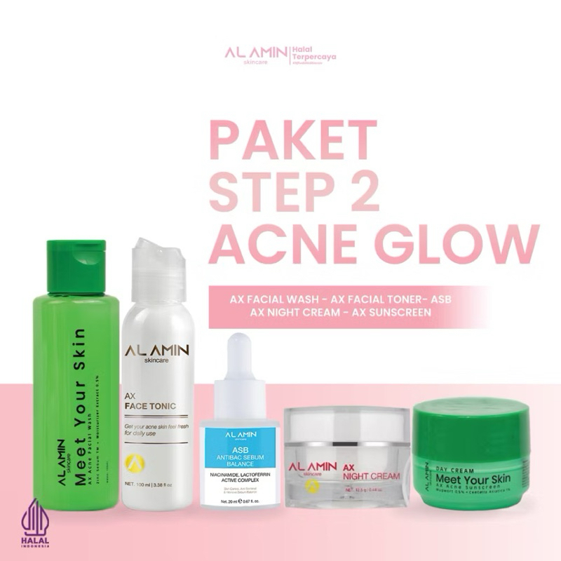 AL AMIN PAKET STEP 2 ACNE GLOW - Acne Whitening