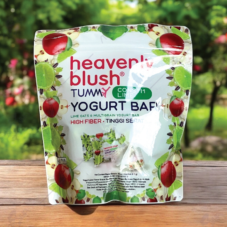 

Heavenly Blush Tummy Yogurt Bar Lime Pouch isi 10 Sachet [9gr x 10 sachet]