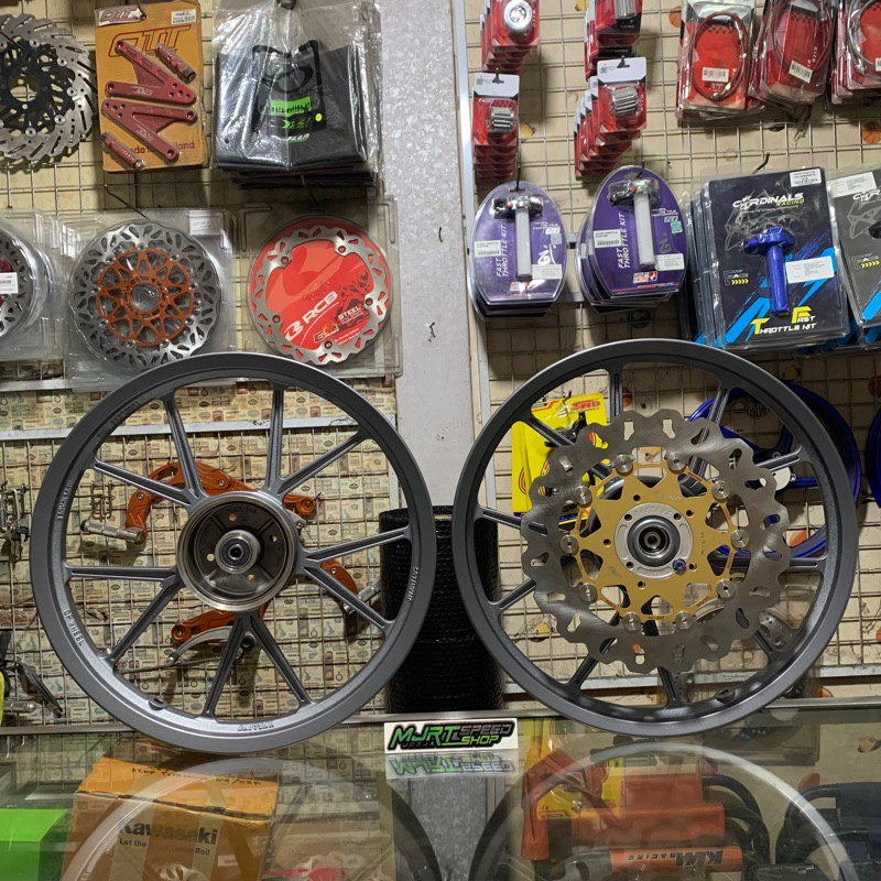 VELG DAYTONA GP WHEEL + CAKRAM DAYTONA GALFER ORIGINAL JAPAN