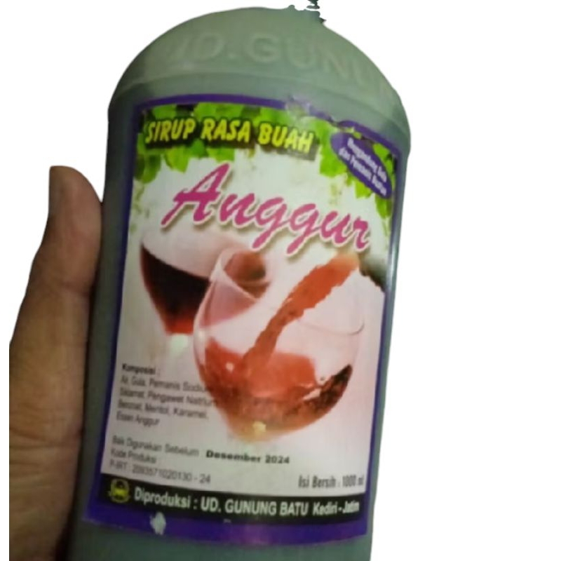 

SIRUP ANGGUR GUNUNG BATU KEDIRI