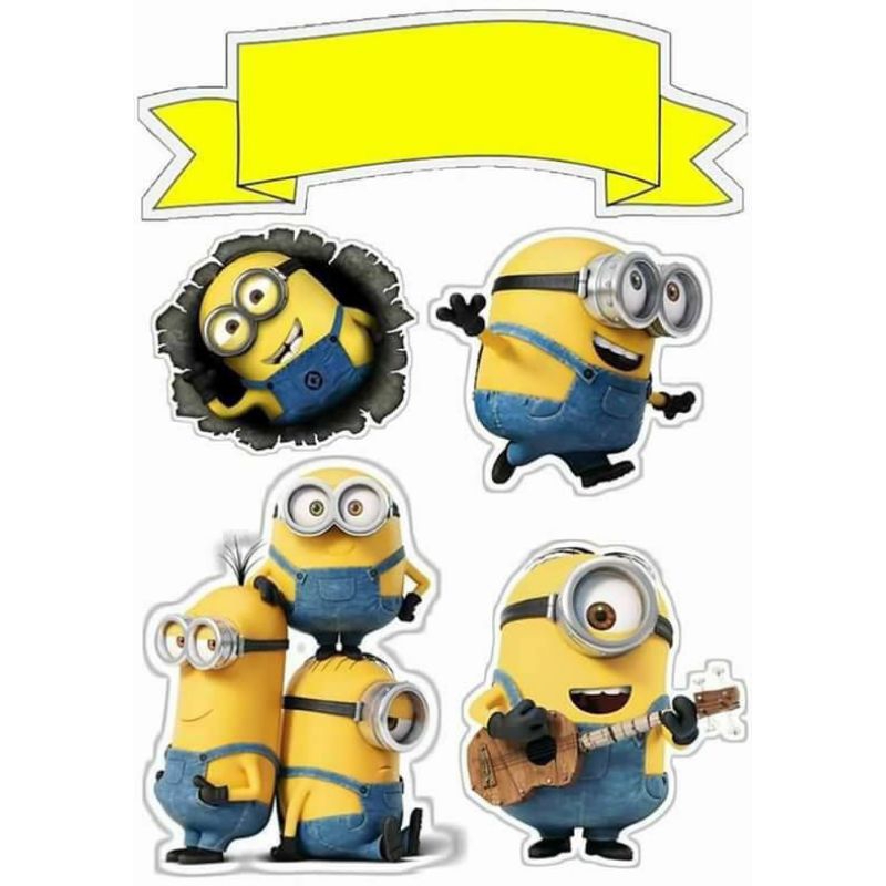 Topper Minion cake
