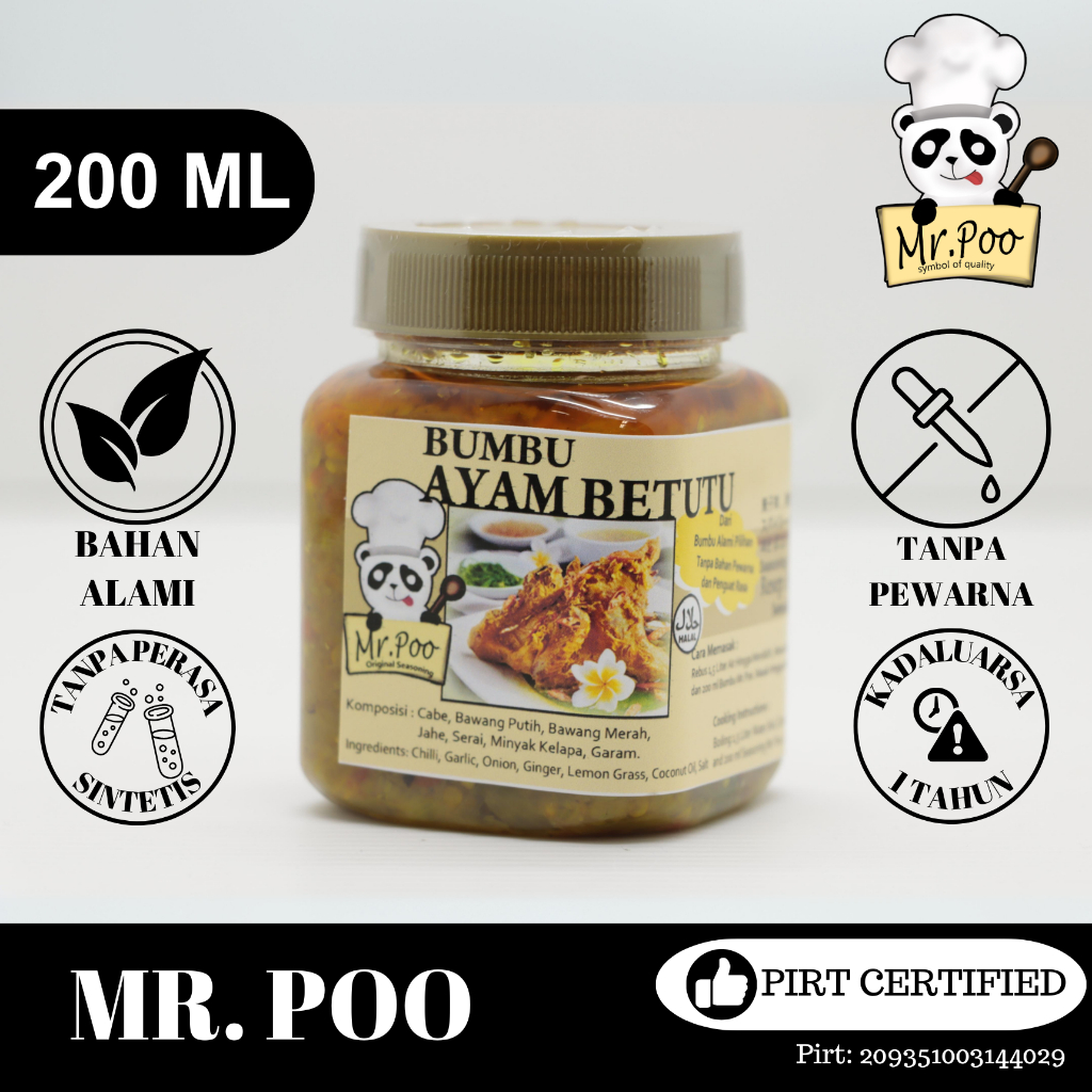 

Bumbu Ayam Betutu Mr. Poo