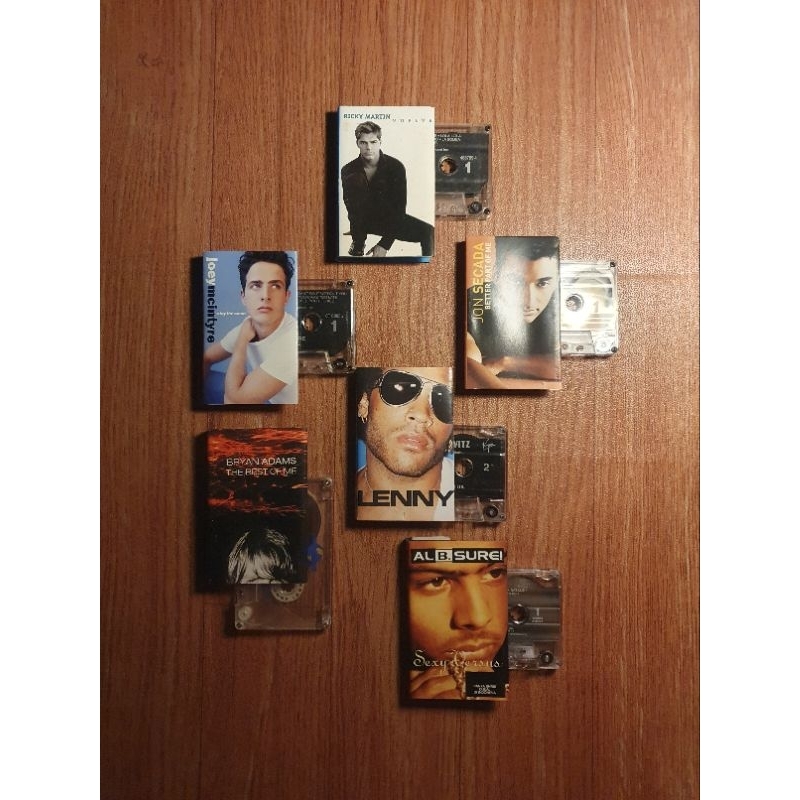 Kaset Pita Bryan Adams Joey Mcintyre Lenny Kravitz Jon Secada ALB Sure Ricky Martin ( Original )