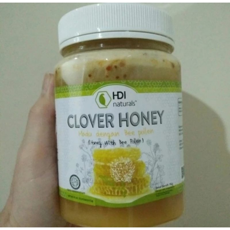 

madu clover honey 1kg exp 2026 free sendok kayu