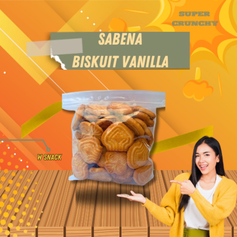 

Biskuit Sabena Vanilla / Biskuit Sabena / Biskuit Vanilla isi 100gr