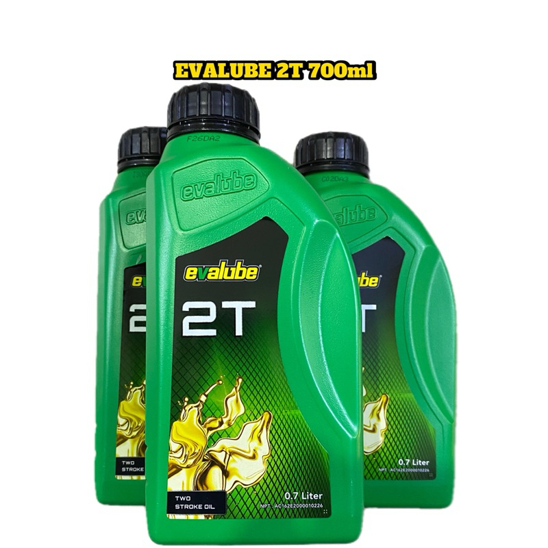 EVALUBE 2T 0,7L OLI SAMPING 2TAK ORI BOTOL HIJAU
