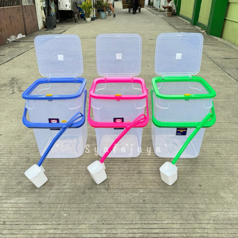 SHINPO - Toples Es Buah Gayung 36,5 Liter/ Aquarium Es Kelapa / Toples Es Buah Shinpo