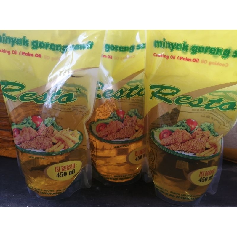 

Minyak Goreng Resto 450ml,. 1 dus ( 24 pcs)