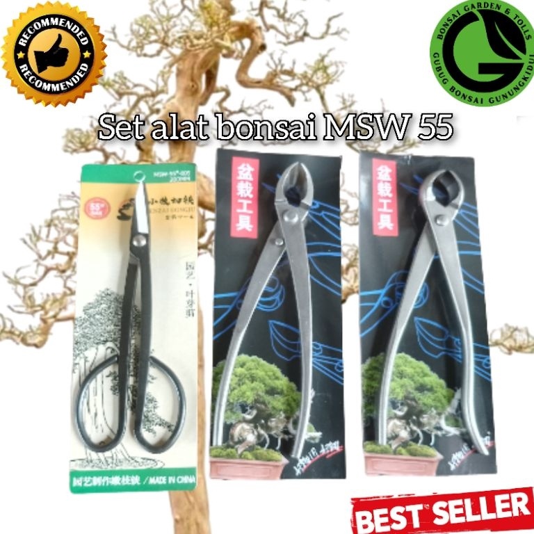 Harga Puas alat bonsai set catok krekut bonsai dan gunting pruning