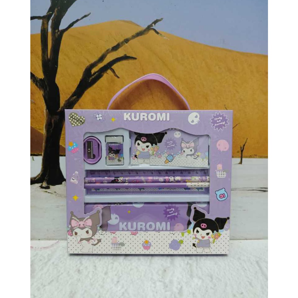 

Spesial Promo PAKET ALAT TULIS STUDY STATIONERY SET 82 SANRIO KUROMI MELODY CINNAMOROLLL
