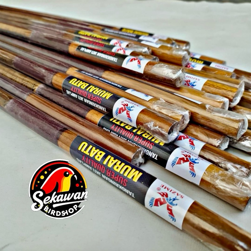 Tangkringan MURAI BATU Jati Amplas Premium SAZIME