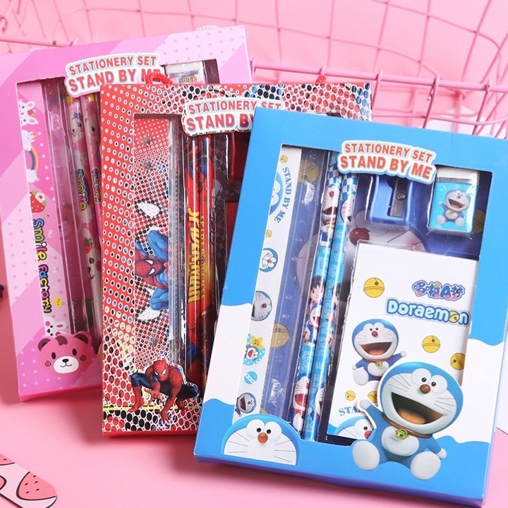 

Super Surprise Alat Tulis Set 6IN1 Stationery Set Lucu Karakter Set Perlengkapan Alat Tulis Sekolah