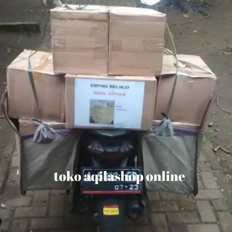 

Emping melinjo asli no campuran tipis kering kemasan (5lkg+dus