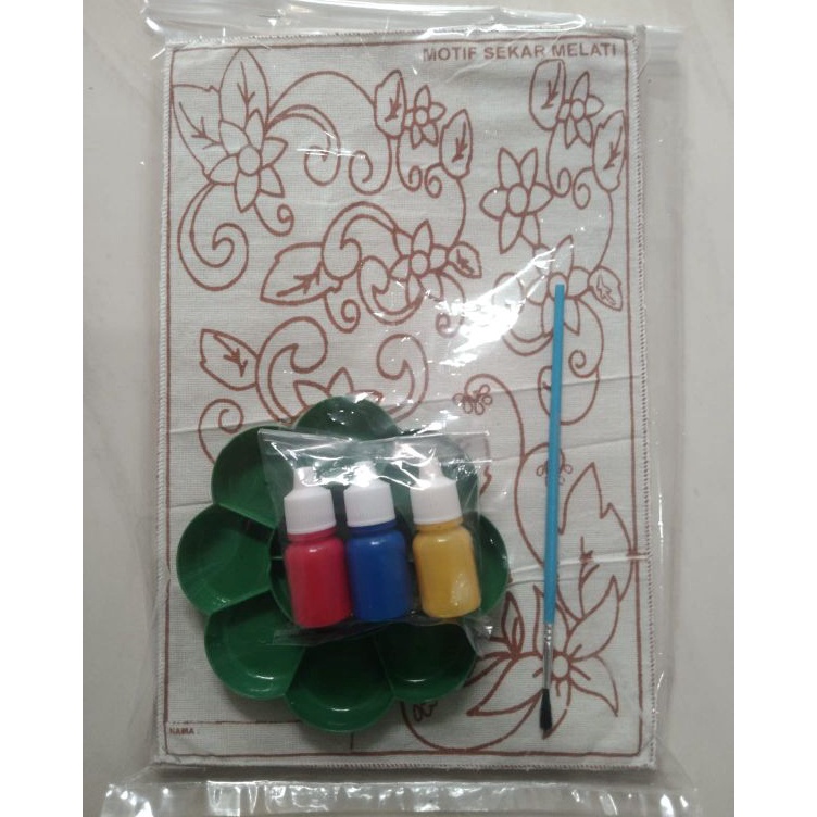 

Produk Trending Paket Lukis Kain motif Batik 1set lengkap Painting kids