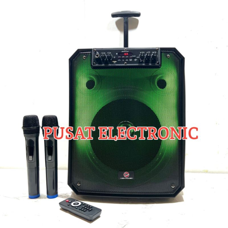 Speaker Portable High Power 777B pesona Original Speaker 12inch Garansi resmi